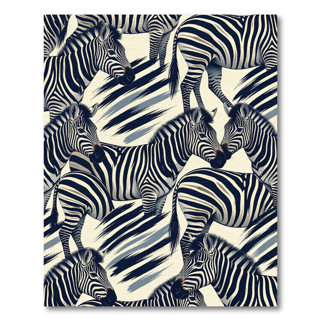 Bold Zebra Stripes Cream Background Rug