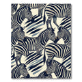 Bold Zebra Stripes Cream Background Rug