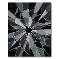 Shard Splintered Glass Monochrome Radiance Rug