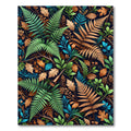 Lush Tropical Fern Forest Floor Rug