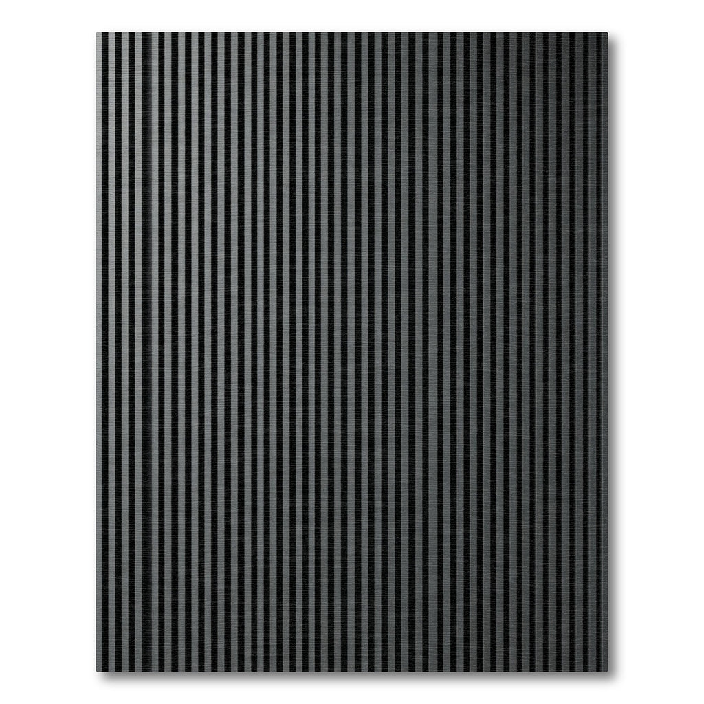 Charcoal Vertical Striped Modern Rug