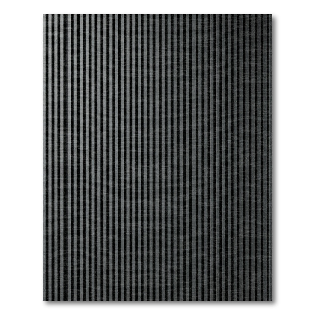 Charcoal Vertical Striped Modern Rug