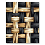 Braided Wood Grain Texture Rug
