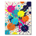 Vibrant Splatter Collection Abstract Expressionism Rug
