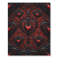 Crimson Heart Victorian Lace Rug