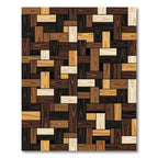 Wooden Inlay Parquet InlaysRug Rug
