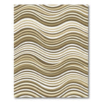 Earthy Tones Wavy Stripes Rug