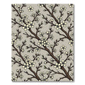 Elegant Cherry Blossom Branch Neutral Rug