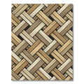Earthy Neutral Woven Herringbone Rug