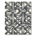 Monochromatic Woven Lattice Intertwine Rug