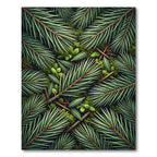 Lush Evergreen Pine Needle Forest Floor Rug