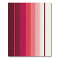 Minimalist Gradient Ruby Striped Art Piece Rug