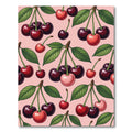 Pink Cherry Fruit Branches Rug