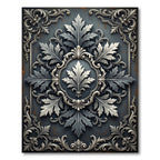 Gilded Acanthus Scrollwork Medallion Rug