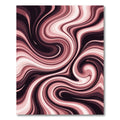 Rose Gold Swirl Abstract Rug