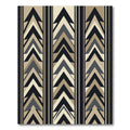 Geometric Chevron Stripe Neutral Rug