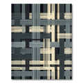 Woven Stripes Modern Composition Rug