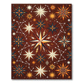 Cosmic Star Chart Medallion Rug