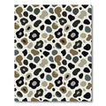 Neutral Taupe Leopard Spots Rug