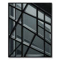 Monochromatic Geometric Glazed Facade Rug