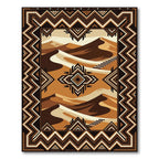 Desert Dunes Geometric Tribal Rug