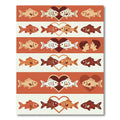 Romantic Kissing Fish Heart Collection Rug