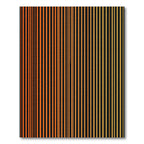 Sunset Orange Yellow Vertical Stripes Rug