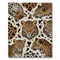 Safari Leopard Spot Animal Face Rug