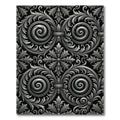 Ornate Silver Acanthus Swirl Rug