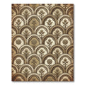 Vintage Arched Foliage Neutral Scroll Rug