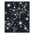 Cosmic Starry World Map Rug