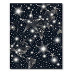 Cosmic Starry World Map Rug