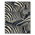 Bold Zebra Stripe Monochrome Contrast Rug
