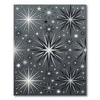 Mid Century Starburst Galaxy Scatter Rug