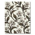 Vintage Cream Botanical Floral Branches Rug