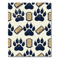 Midnight Paw and Biscuit Graphic Rug
