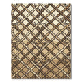 Earth Tone Trellis Botanical Lattice Rug