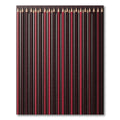 Crimson Brown Vertical Striped Rug