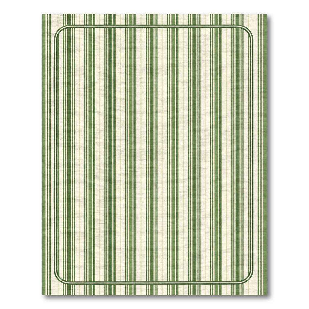 Verdant Stripes Tall Border Rug