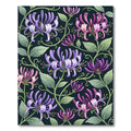 Lush Purple Pink Honeysuckle Garden Rug