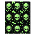 Glow in the Dark Alien Galaxy Rug