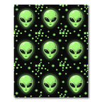 Glow in the Dark Alien Galaxy Rug