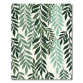 Green Leafy Branch Collection Rug