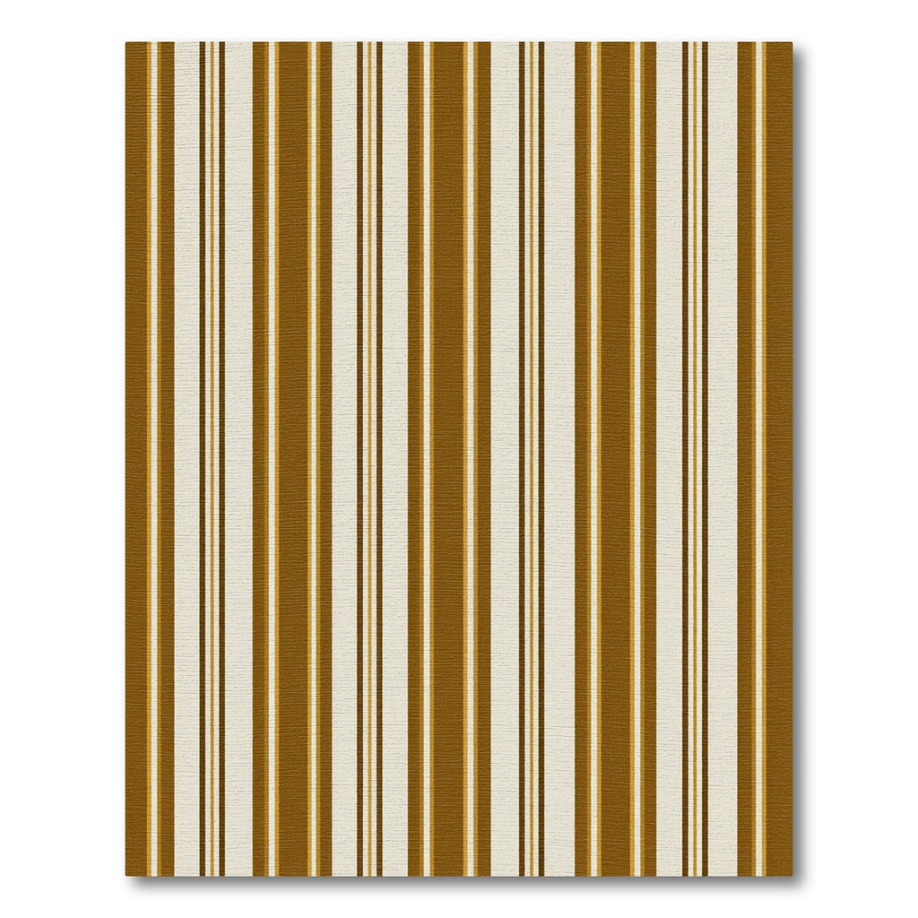Earthy Brown and Cream Tonal Stripe Rug