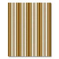 Earthy Brown and Cream Tonal Stripe Rug