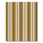 Earthy Brown and Cream Tonal Stripe Rug