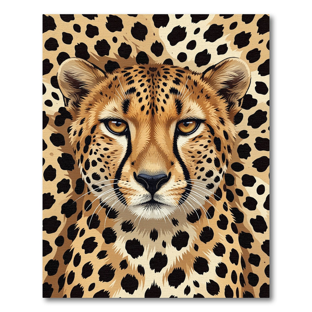 Golden Cheetah Spots Wild Animal Rug