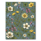 Wildflower Meadow Botanical Sage Rug