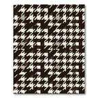 Classic Brown Dogtooth Check Rug