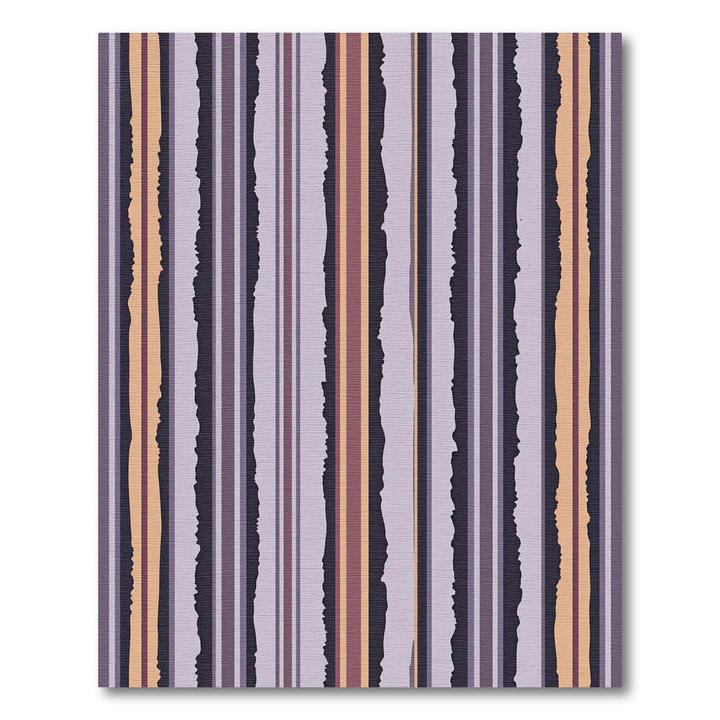 Earthy Tones Vertical Stripe Composition Rug
